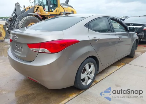 2012 Hyundai Elantra Gls from USA, damaged, VIN 5NPDH4AE6CH141240